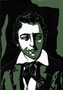 Heinrich Heine, (1797 - 1856), geboren in Düsseldorf, Deutschland, Lyriker.