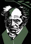 Arthur Schopenhauer, (1788 - 1860), geboren in Danzig, Polen, Philosoph.