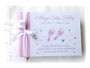 Fotoalbum zur Geburt mit Fußabdrücken des Babys - Geburtsalbum, Babyalbum, Geschenk zur Geburt - Fotoalbum in verschiedenen Formaten und Farben.