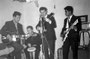 THE CRAZY RHYTHMS  vlnr: Ronald Oudkerk Pool - Harry Wortel - Harry Tops - Dennis Pieters