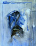 Woman in Blue Middle - Acryl auf Leinwand/Acrylic on canvas - 50x40cm - 2014 - SOLD