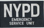 NYPD ESU Parche grande de espalda / Big back patch
