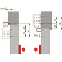 Türschliesser DORMAKABA TS 92G Contur Design - silberfarbig - für Innentüren bis 1100 mm