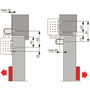 Türschliesser DORMAKABA TS 92B Contur Design - silberfarbig - für Innentüren bis 1100 mm