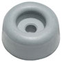 Gummipuffer für Wandmontage - ø ca. 21 mm - Höhe ca. 10 mm - grau