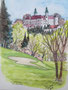 GC Gut Freiberg bei Gleisdorf,Aquarell,30x21,2014