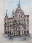 Graz,Rathaus,Aquarell,30x21,2014