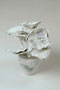 white object#2/2010/造花、石塑粘土、印刷物、アクリル、メディウム/h.17×w.16×d.16(cm)