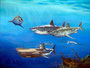 Evolution (2009), 60 x 50 cm, Öl auf Leinwand