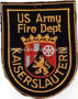 Kaiserslautern US Army Fire Dept.
