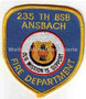 US Army Ansbach, 235th BSB Fire Department