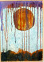 ECLISSE - Aniline su tela, cm 70x50, anno 2009