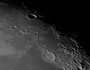 Krater Posidonius und Umgebung am 15.10.2011, Celestron C9.25, F=2350mm, f/10, Basler scA 1300, IR Pro 742