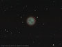 Eulennebel (Messier 97) im Sternbild Großer Bär (UMa) am 10.04.2010, Celestron C9.25 auf CGEM, Canon EOS 450Da, F=1880mm, f/8, 12x300sec (IDAS-LP2) bei ISO 800,  Guiding mit Lacerta M-GEN an TS WS 9x60, Ausschnittsvergrößerung