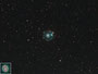 Katzenaugennebel (NGC 6543) und Galaxien NGC 6552 und P61111 im Sternbild Drache, Atik 383+ an TEC140mm und ASI120MM am C9.25, 54x1200sec OIII, 27x1200sec Ha, 3x200x5sec RGB