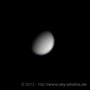 Venus im sichtbaren Licht am 15.01.2012, Celestron C9.25 auf WS240GT,  Basler Scout scA1300fm , F=6500mm, f/27,  Baader RGB-Interferenzfilter