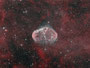 Crescentnebel (NGC 6888) im Sternbild Schwan am 23-26.07.2012, TEC 140mm APO auf WS240GT, Atik 383 L+, 18x1200sec (Halpha), 8x1200sec (OIII) *** NEUBEARBEITUNG 2021 ***