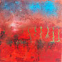 AVANT LA TEMPÊTE - 30 x 30 Mixed média