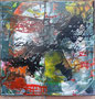 Méli-Mélo- 30 x 30-Acrylique-glacis aux encres