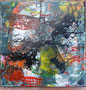 Méli-Mélo- 30 x 30-Acrylique-glacis aux encres