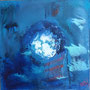 Petits bouquets 2 - 30 x 30-Acrylique-glacis aux encres