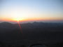 L'alba vista dalla cima del Monte Sinai
