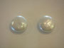 1 Paar Süsswasser Perlen weiss, Coin 12.5-14mm (Zucht)