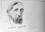 © Schidlo; SKB 2021; Portraitskizze Degas; Bleistift, Kunsthalle Bremen