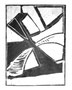 © Schidlo 2015, Abstrakte Komposition, Holzschnitt; s/w
