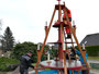 Wünschendorf Erzgebirge Pyramidenaufstellen 2021