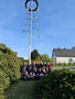 Bild: Wünschendorf Erzgebirge Maibaum Hexenfeuer 2025
