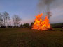 Bild: Wünschendorf Erzgebirge Maibaum Hexenfeuer 2025