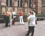 2001 Erster Schüleraustausch - mit Lehrer Edgar Benz und Frau in Heidelberg