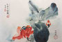 Antonia Torousis, Klares Licht, 2022, chin. Tusche auf Reispapier, 45 x 65 cm