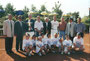 Gruppenbild der Verantwortlichen, Sponsoren, Finalisten, Schiedsrichter und Turnier-Jugend