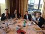 Déjeuner avec les Ministres Emmanuel Macron et Axelle Lemaire au CES de Las Vegas sur les objets connectés (mardi 6/1)
