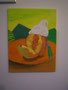 Bratapfel im Workshop AtelierMo gemalt