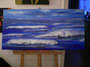 Meer und Wellen im Workshop AtelierMo gemalt