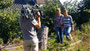 Ines Kosin beim Dreh mit RTL Nord