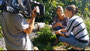 Ines Kosin beim Dreh mit RTL Nord