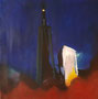 Lichtkubus II, Acryl auf Leinwand , 40 × 40 cm