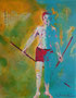 ✖ 2024 | Die Gauch, Collage,  Acryl auf Leinwand 40 x 60 cm 
