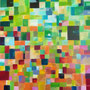 2022 | Sinfonie, Acryl auf Leinwand, 100 × 100 cm