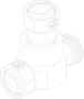 Verschlussstück Ringdüse (0-WV-R) technische Zeichnung
