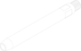 Einzeldüseneinsatz (Ersatznadel) l=50 (2-NA-L50) technische Zeichnung