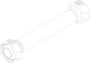 Grundelement L=76,0 (1-GE-4-DK) technische Zeichnung
