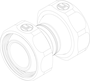 Grundelement L=35,5 (2-GE-DK) technische Zeichnung