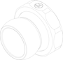 Adapter Loc-Line auf Typ3 (3-AD-LL) technische Zeichnung