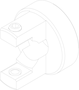 Halterung zu Duschelement (1-DU-ELH) technische Zeichnung