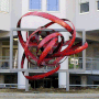 Skulptur, Blutkörperchen, Klinikum Amstetten, Entwurf Robert Kabas